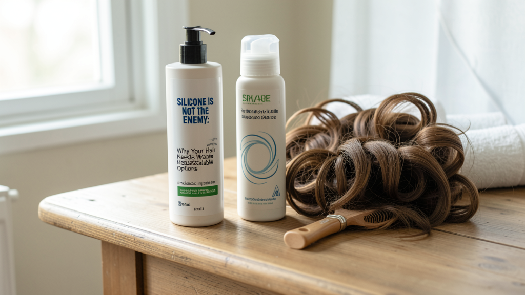 Photographic detail related to Silicone Is Not the Enemy: Why Your Hair Needs Water-Soluble Options