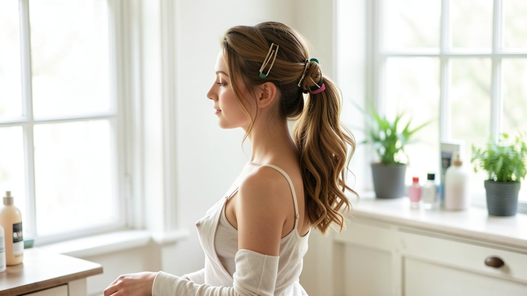 Editorial image illustrating The Counter-Intuitive Twist: Locking Bobby Pins Against Gravity