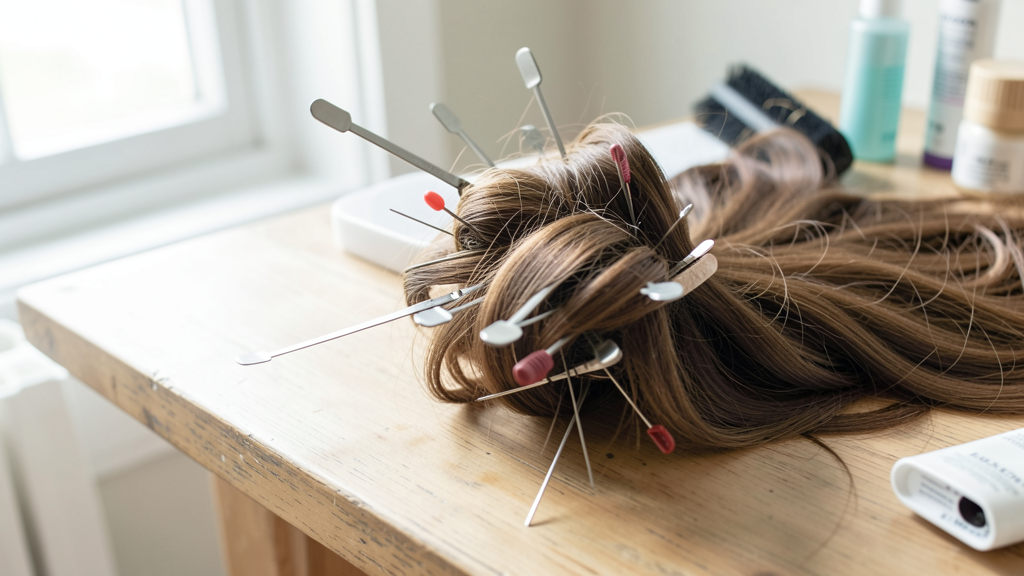 Photographic detail related to The Counter-Intuitive Twist: Locking Bobby Pins Against Gravity