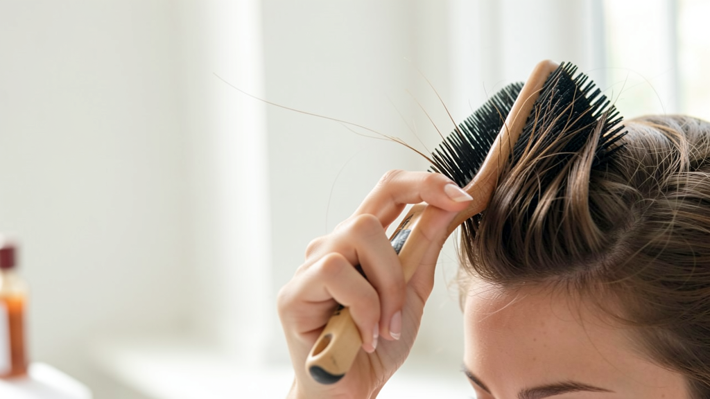 Photographic detail related to The 100-Stroke Myth: Why Excessive Brushing Is Destroying Your Cuticle Integrity